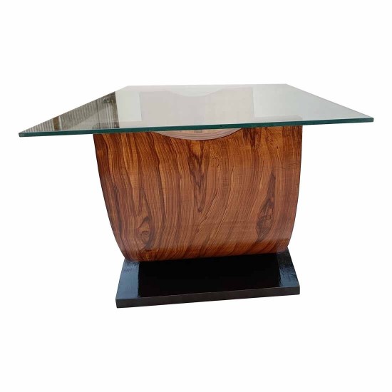 Modern Semi-Circle Center Table Without Glass