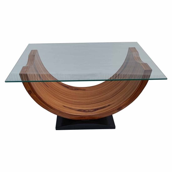 Modern Semi-Circle Center Table Without Glass