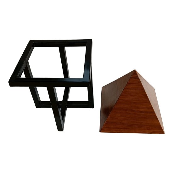  Geometrical Object in Square Stand Side Table