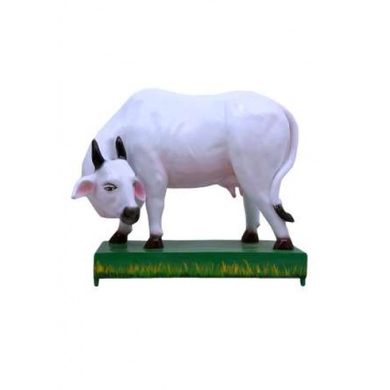Life Size Fibre Cow Statue