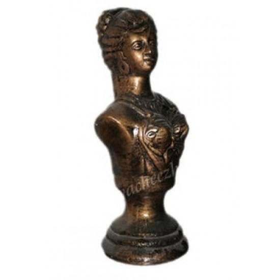 Modern British Lady Statue (Metallic Colour)