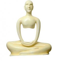 Modern Yoga Statue In Meditation Position