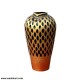 Medium Shaped Spotted Golden Vase