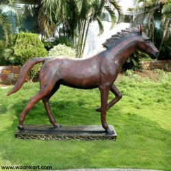 Riding Horse FRP Statue In Real Shape