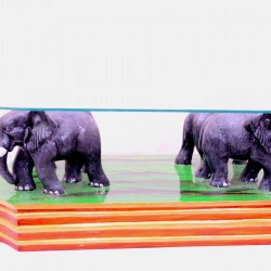 Real Colour Elephant Center Table (without glass)