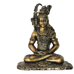 Copper Lord Shiv Statue