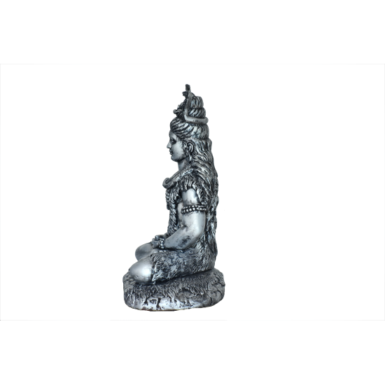Lord Silver Shiv ji Statue