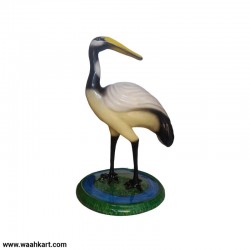 Siberian Crane White Small Bird Statue