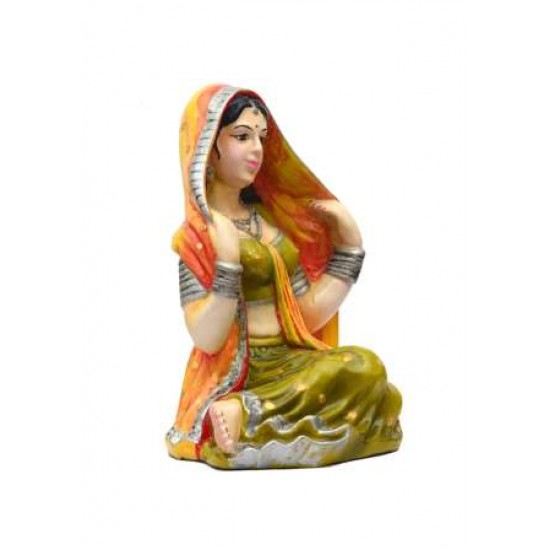 Rajasthani Traditional Lady Holding Odhani