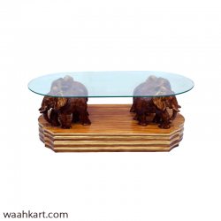 Brown colour Elephant Center Table (without glass)