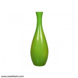 Decorative Plain Flower Vase Green
