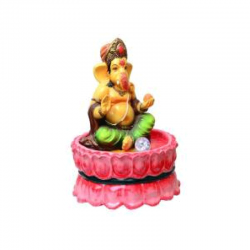 Lord Ganesha Sitting on Lotus- Fountain