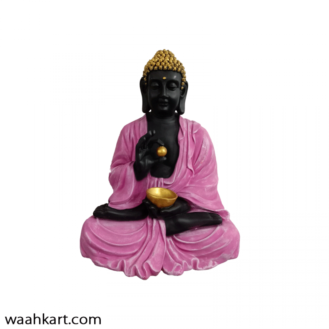 Buy Online Pink And Black Shaded Buddha Statue l Online Products in ...