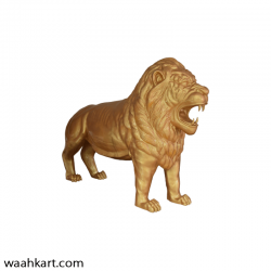 FRP Lion Statue in Real Size