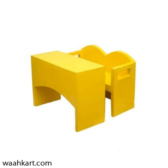 Yellow Bench And Desk For Kids ( 6 -Set )