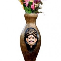Royal Rajasthani Man Face Vase