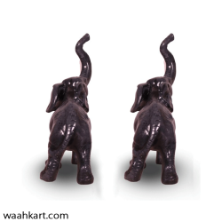 Black Elephant Pair