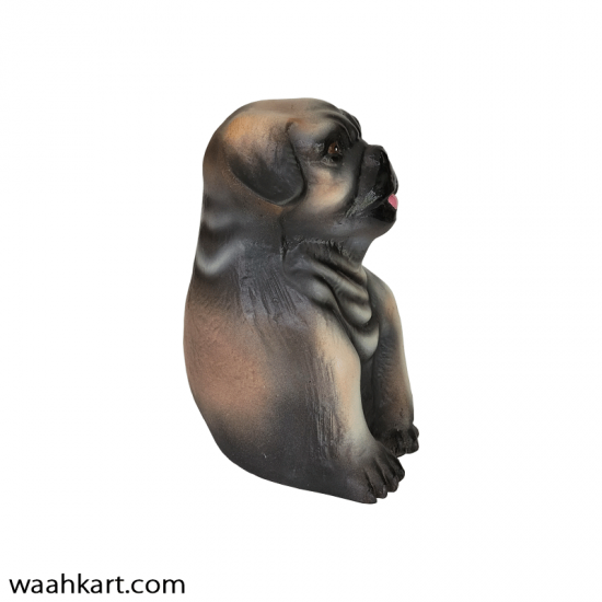 Pug Dog In A Small Space Showpiece