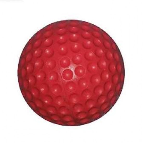 12 Nos PU Dimple Cricket Ball 165gram - Red