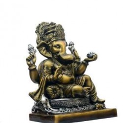 FRP Lord Ganesha In Metallic Color