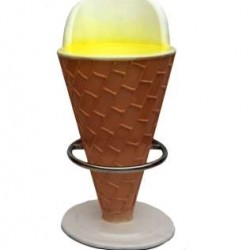 Ice Cream Shape -set Of 1 Table And 5 Chairs