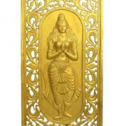 Lady Design In Golden Shade -Back Drop Panel