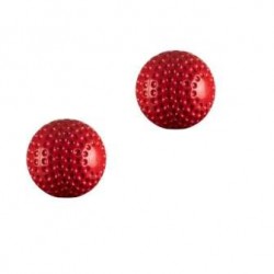 PU Dimple Cricket Ball (Red) 165gram - 2 Ball
