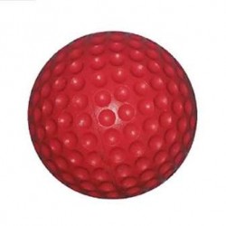 PU Dimple Cricket Ball (Red) 165gram - 3 Balls