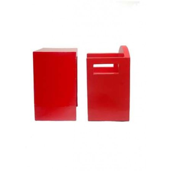 Single Seater Red Bench Set