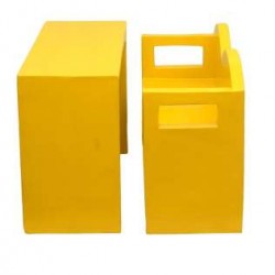 Yellow Bench And Desk For Kids ( 6 -Set )