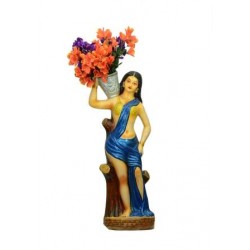 Standing Lady With Flower Vase