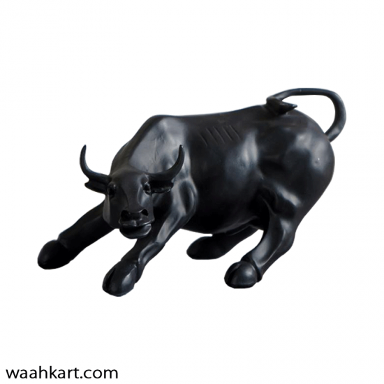 Charging Bull (Stock Market Rising Upmarket Trend)