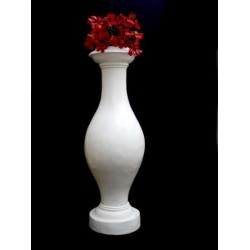 Stylish Fiber Floor Vase In White