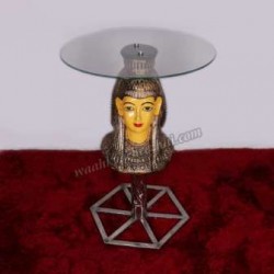 Queen Of Egypt Face Shaped -  Side Table ( without glass)