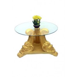 Unique Golden Tea Table (without glass)
