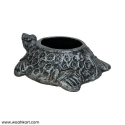 Grey FRP Tortoise Shape Floating Pot