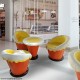 Ice Cream Cone Shape Chair Table - Set Of 3 Chair 1 Table
