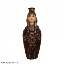 Queen Of Egypt Showpiece In Dark Brown Color