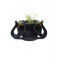 Two Sided Black Face Elephant Planter