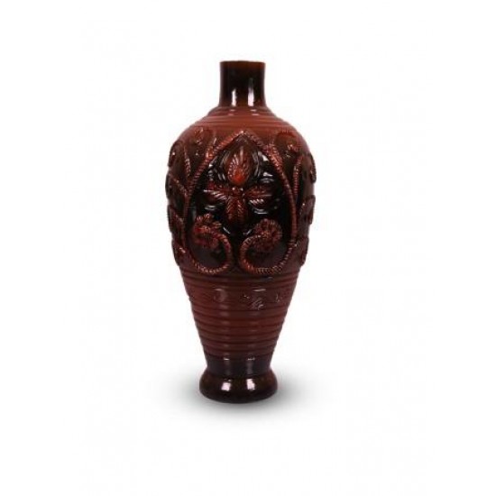 Designer Vase In Brown Shade