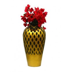 Small Spotted Single Golden Vase