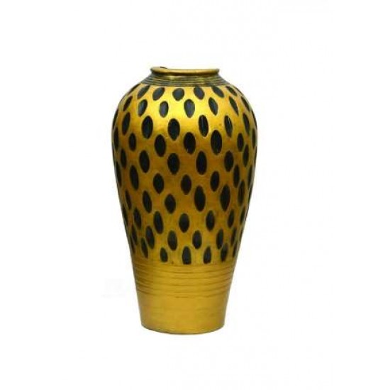 Small Spotted Single Golden Vase