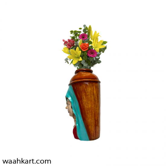 Traditional Lady Fiber Vase