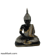 Gautam Buddha Idol-Black and Silver Statue