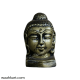 Gautam Buddha Face Idol in Greenish Metallic Colour