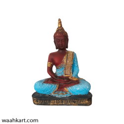 Gracious Mehroon and Sky Blue Buddha 