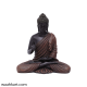 Gautam Buddha Sitting Statue - Black And Brown Shade