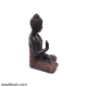 Spiritual Gautam Buddha Sitting Statue - Black And Brown Shade