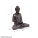Gautam Buddha Sitting Statue - Grey And Bronze Shade