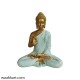 Spiritual Gautam Buddha Sitting Statue- golden Shade